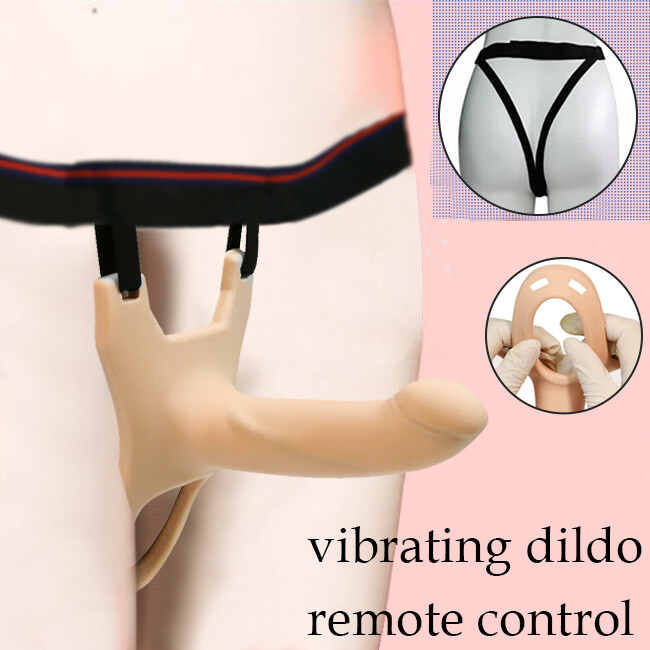 Dildo Couple Hollow Strap on Harness with Silicone G-spot Anal Dong Sex Toys Men
