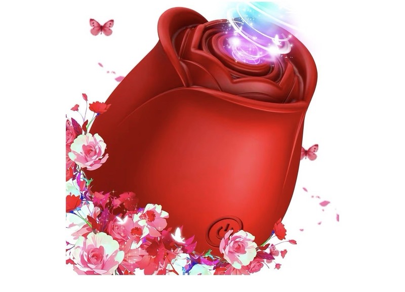 Rose Sex Toy for Women Rose Sucking Vibrator Clitoral Nipple Stimulator