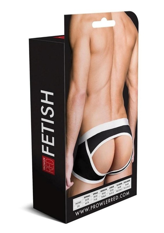 Prowler RED Ass-Less Trunk - Medium - White/Black gallery