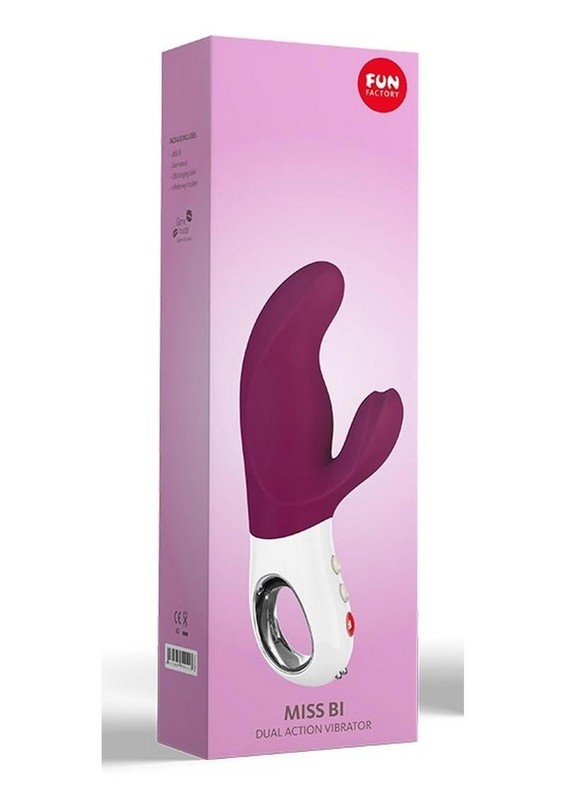 Miss Bi Silicone Rabbit Vibrator – Grape