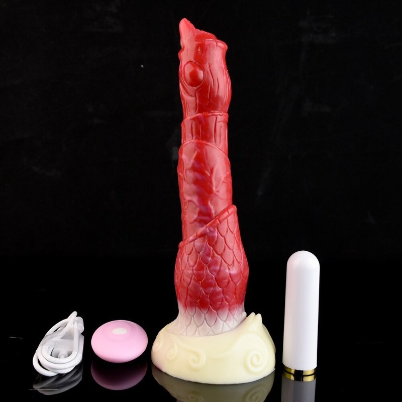 NEW Remote Control Vibrator Fantasy Silicone Large Realistic Penis Dildo Sex Toy