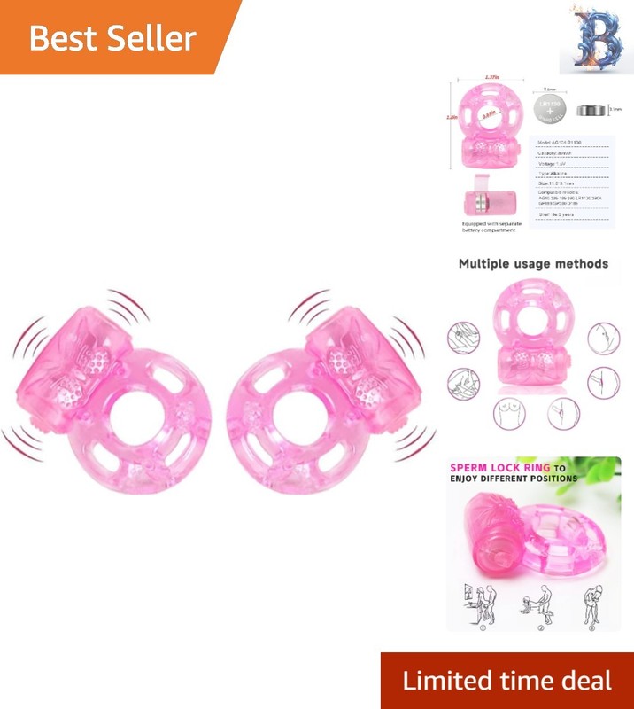 2 Piece Disposable Vibrating Ring Set – Enhance Stamina & Pleasure Intimately