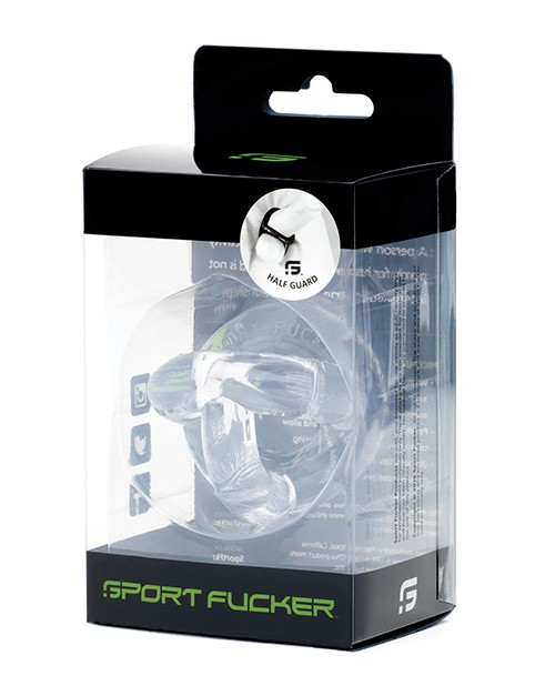 Sport F*cker Half Guard Stretch Fit Support Ring Flexible Silicone – Clear