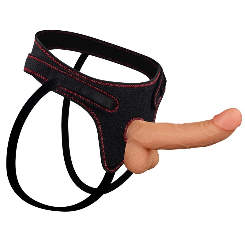 Strap On Dildo with Harness, 8.5&Prime; Strong Suction Cup Realistic Dildo Removabl…