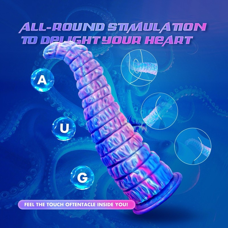 Sex toy , Tentacle Thick Dildos, Fantasy Silicone Dildo, Flexible Adult Toy