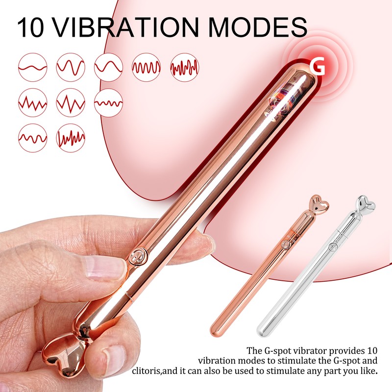 Bullet Vibrator Sex Toy Vibrating Modes Speeds Small Mini Wand Massager Dildo US gallery