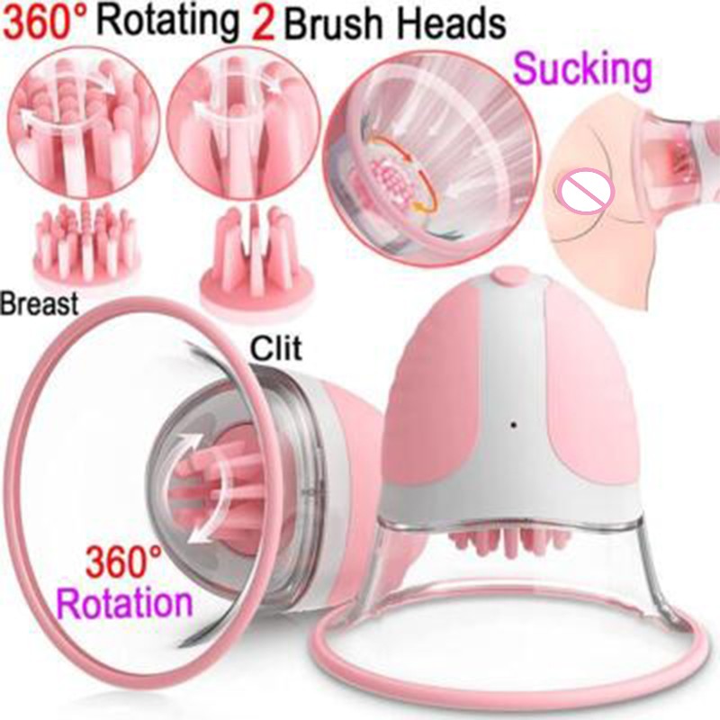 Nipple Enlargement Suction Pump Vacuum Sucker Breast Enhance Massager Vibrater