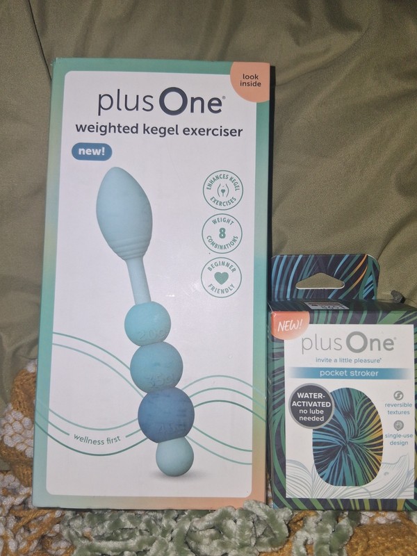 Plus One Weighted Kegal Exerciser NEW In Box