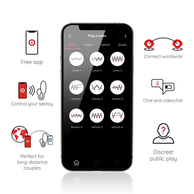 Oninder - Tokyo Vibrating Egg Black 7.5 X 3.2 CM Free App gallery