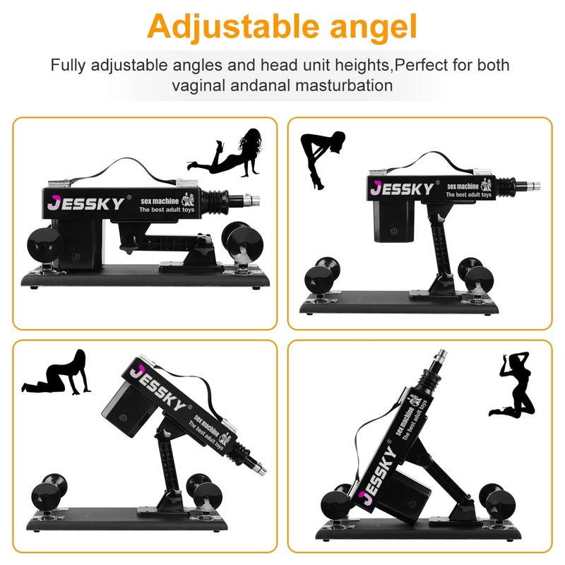 Sex Machine Multispeed Adjustable Thrusting w/ Extension Rods 5 Big Dildos Sex gallery