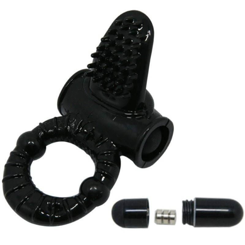 Dance Sweet Ring - Vibrating Phallic Ring with Clitoral Stimulator gallery