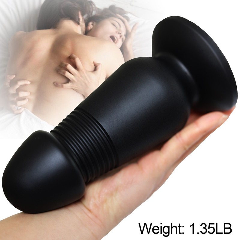 2.36 Inch Anal Plug Dildo Large Big Penis Suction Cup Soft Silicone Cock Dick