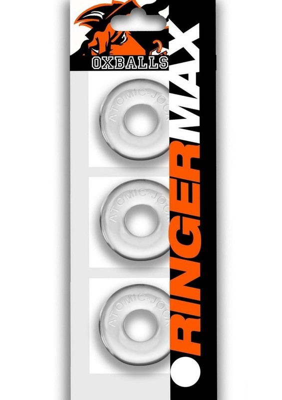 Ringer Max Cock Ring (3 Pack) – Clear