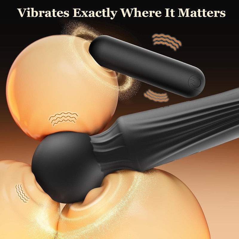 Travel Friendly Vibrator Set with Powerful Wand and Mini Bullet for Couples gallery