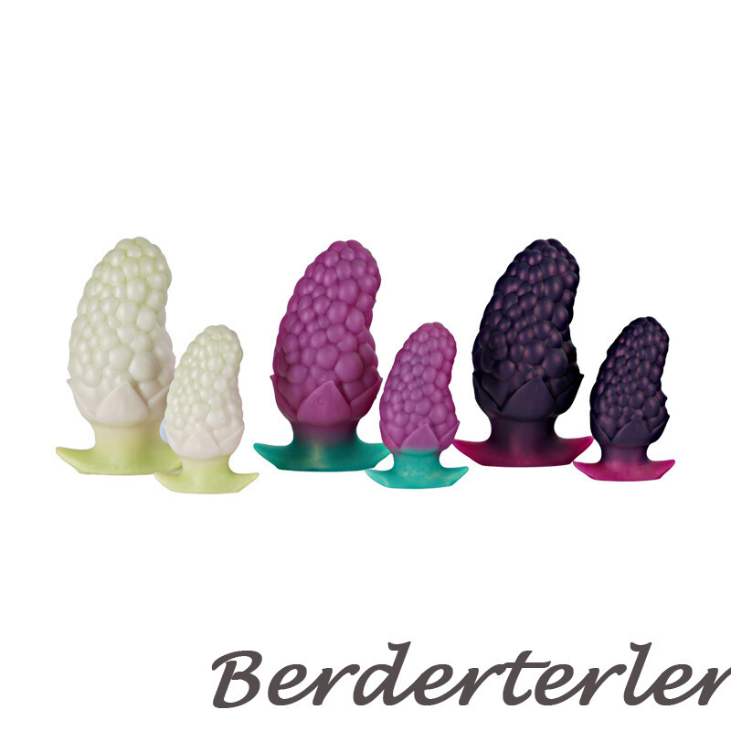 Berry Type Thicken Anal Dildo Strapon Anal Dilator Dildo Masturbation Sex Toys gallery