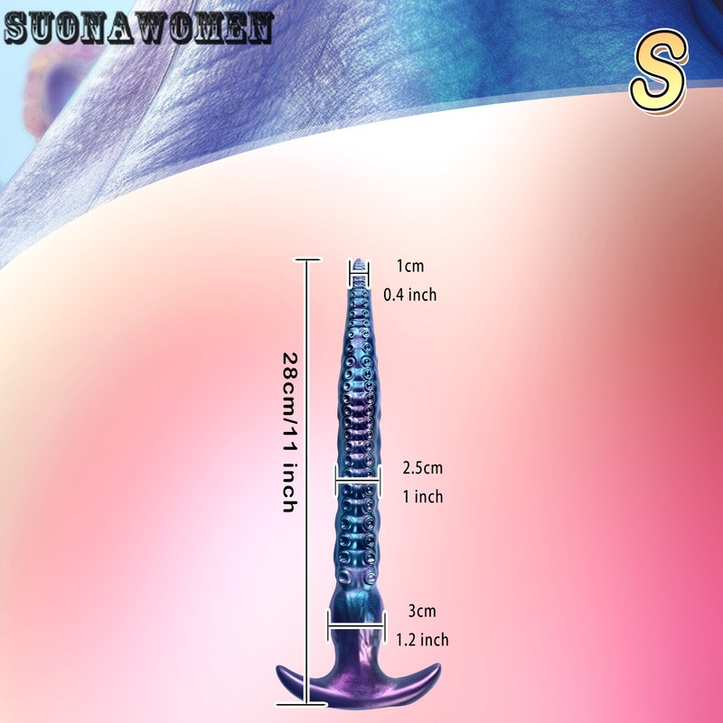 Tentacles Penetration Anal Plug Ass Butt Plug Dildo Anal Dilator Adult Sex Toys gallery