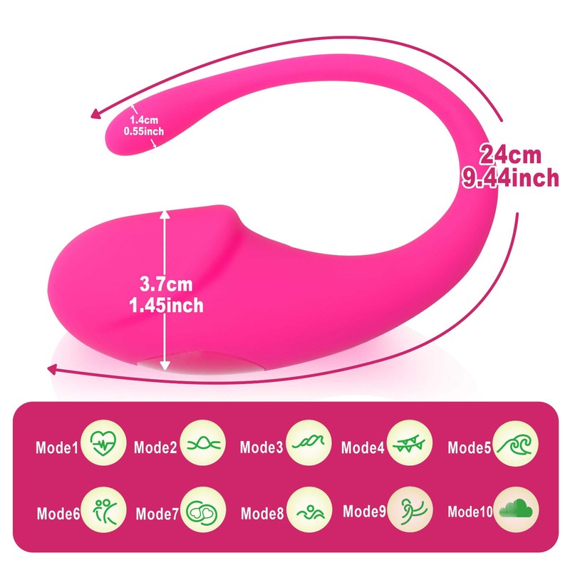 App Control Long Distance Wearable Love Egg Vibrator For Women Couples Sex Toy gallery