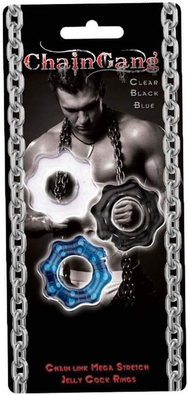 Hott Products Unlimited Wet Dreams Chain Gang Cock Rings - Asst. Pack of 3 gallery
