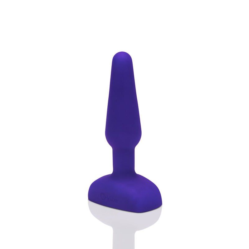 B-Vibe Trio – Vibrating Buttplug with Remote – Anal P-Spot Stimulator – Purple