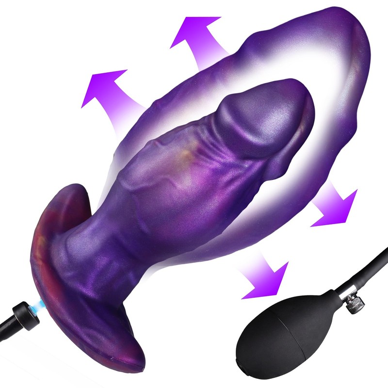 3.5" Diameter Inflatable Butt Plug Anal Plug, Magnetic Large Buttplug Anal Tr... gallery
