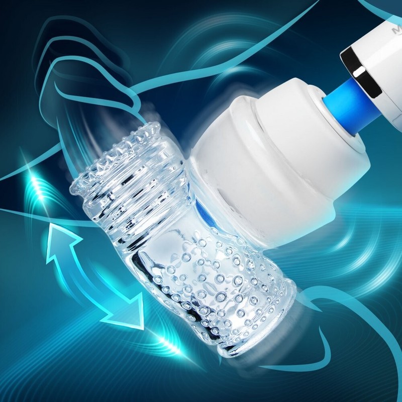 Hummingbird Masturbator Attachment Wand Accessories Adult Sex Toy Clear