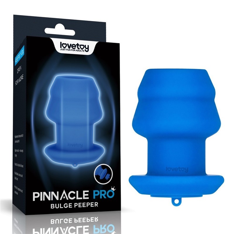 Pinnacle Pro Bulge Peeper Hollow Silicone Anal Tunnel Dilator & Plug Stretcher