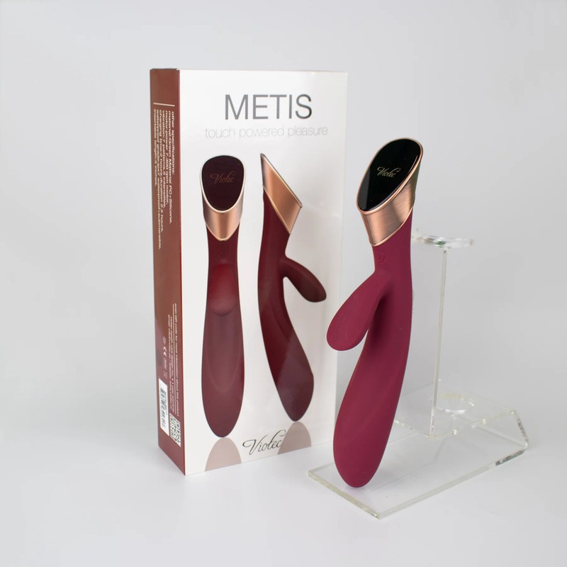 Viotec Metis Touch Panel Rabbit Vibrator Wine R