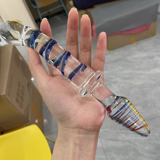Anal Butt Plug Crystal Dildo Glass Set Sex Toy for Women Men G-spot Massager SM gallery