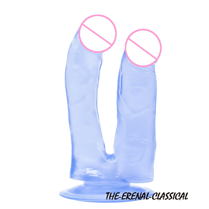 Double Head Dildos Penetration G-spot Stimulation of Penis Dual Ended Sex Toys gallery