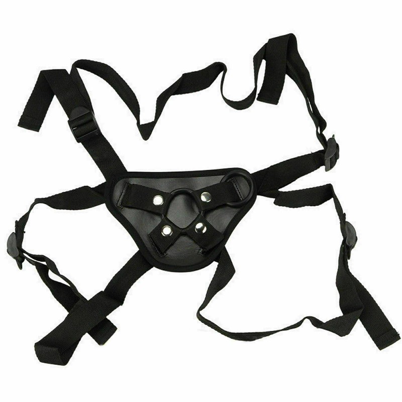 Universal Strap-On Harness with 2 O-Rings Adjustable Belts Sex Toy for Dildo gallery