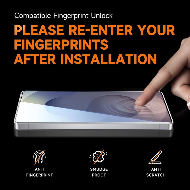 Auto Dust Elimination Screen Protector for Samsung Galaxy S25 Ultra Easy Install gallery