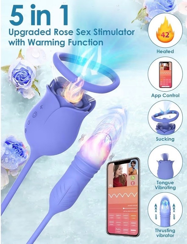 NEW/Unopened 5 in 1 Heated Sex Toy with App gallery