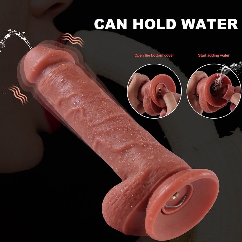Realistic Remote Control Vibrating Squirting Ejaculating Dildo Cock Suction Cup gallery