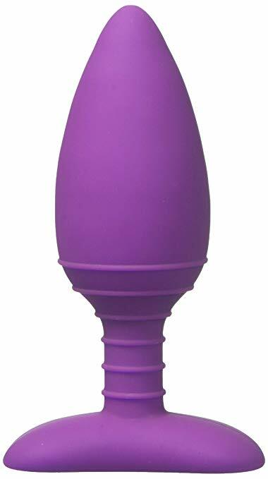 Commander Beginner Vibrating Hot Anal butt plug Purple Warming Anal Sex Toy