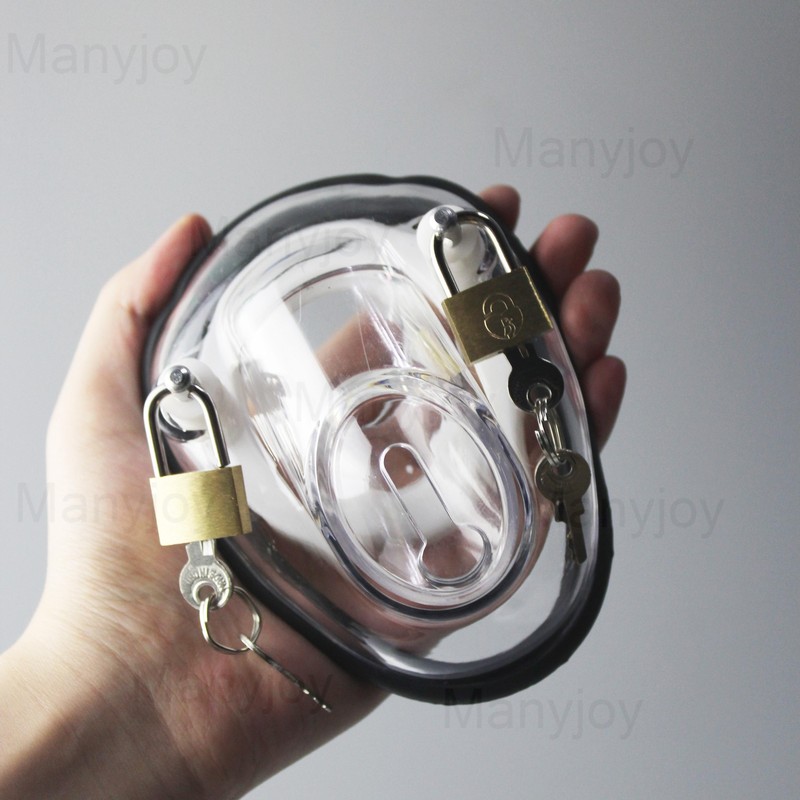 Restraint Bowl Chastity Cage Lockable Bondage Virginity Device Men Penis Cage SM gallery