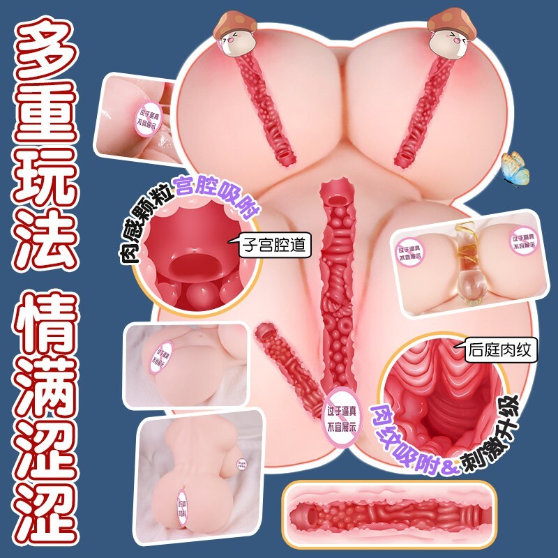 Cute Doll Male Masturbator Realistic Pocket Pussy Anime Vagina Sex Toys for Men gallery