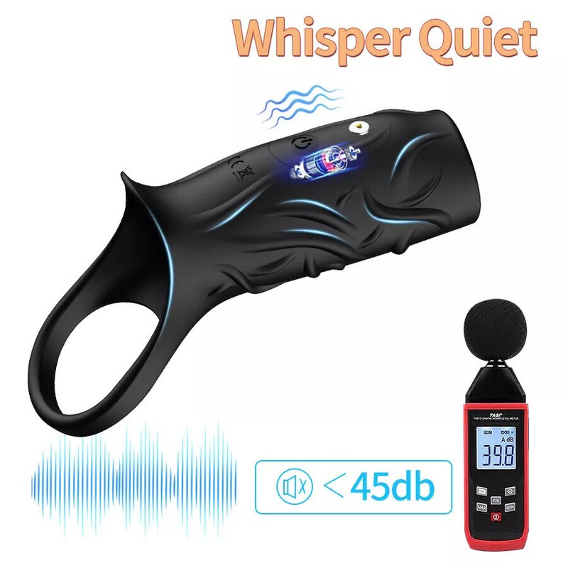 Men Penis Cock Ring Vibrator G-spot Dildo Massager Couple foreplay sex toys gallery