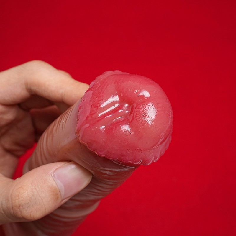 Male Penis Sheath Thick Enlarger Cock Girth Extender Sleeve Condom Reusable US gallery
