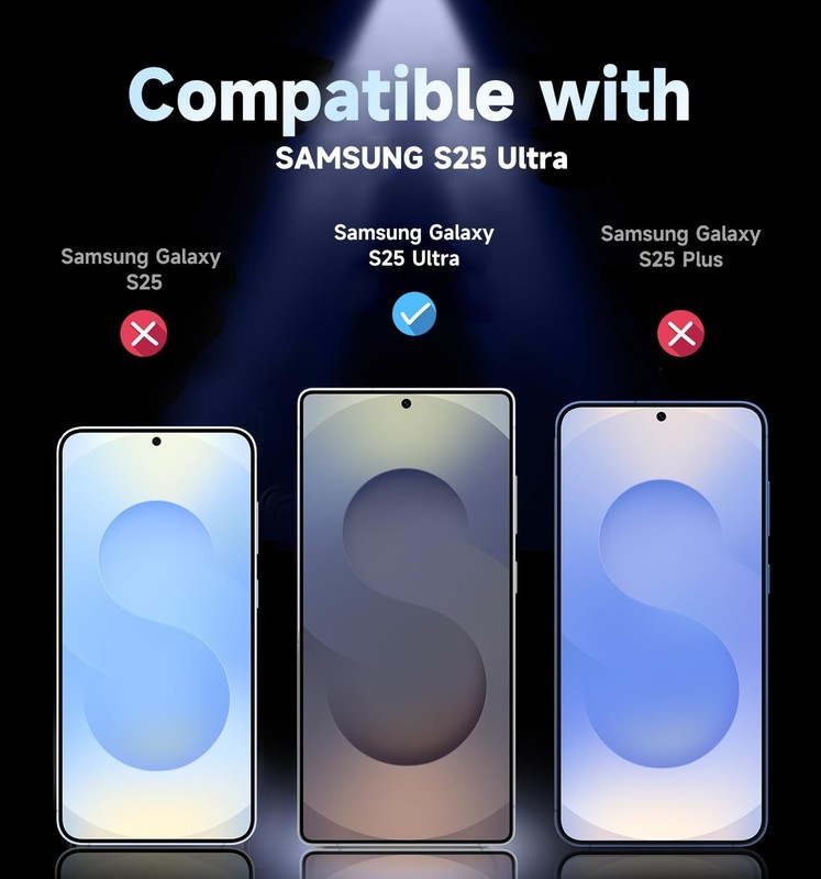 Auto Dust Elimination Screen Protector for Samsung Galaxy S25 Ultra Easy Install gallery