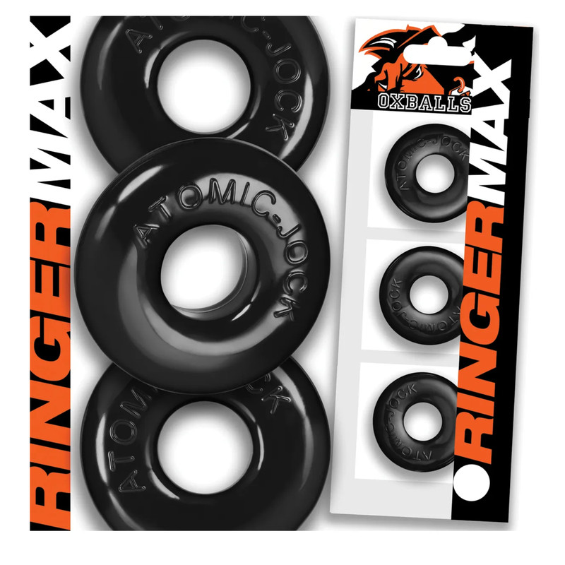 Silicone Strechable Stackable Penis Ring Enhancer 3 Pack Adult Men Sex Toy gallery