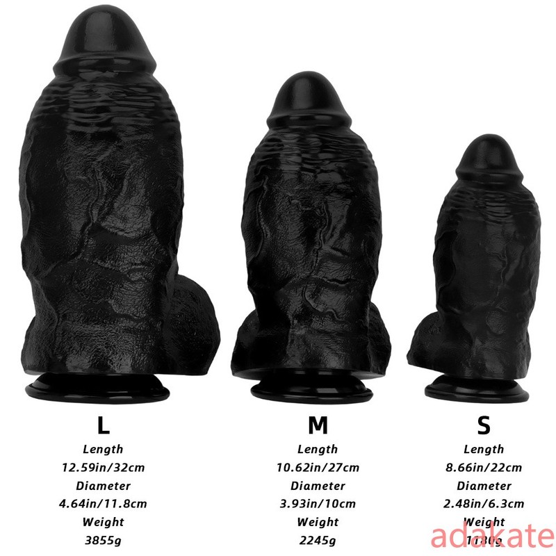 12cm Huge Anal Butt PLug Suction Cup Dildo Dilator Expander Sucker Vein Penis gallery