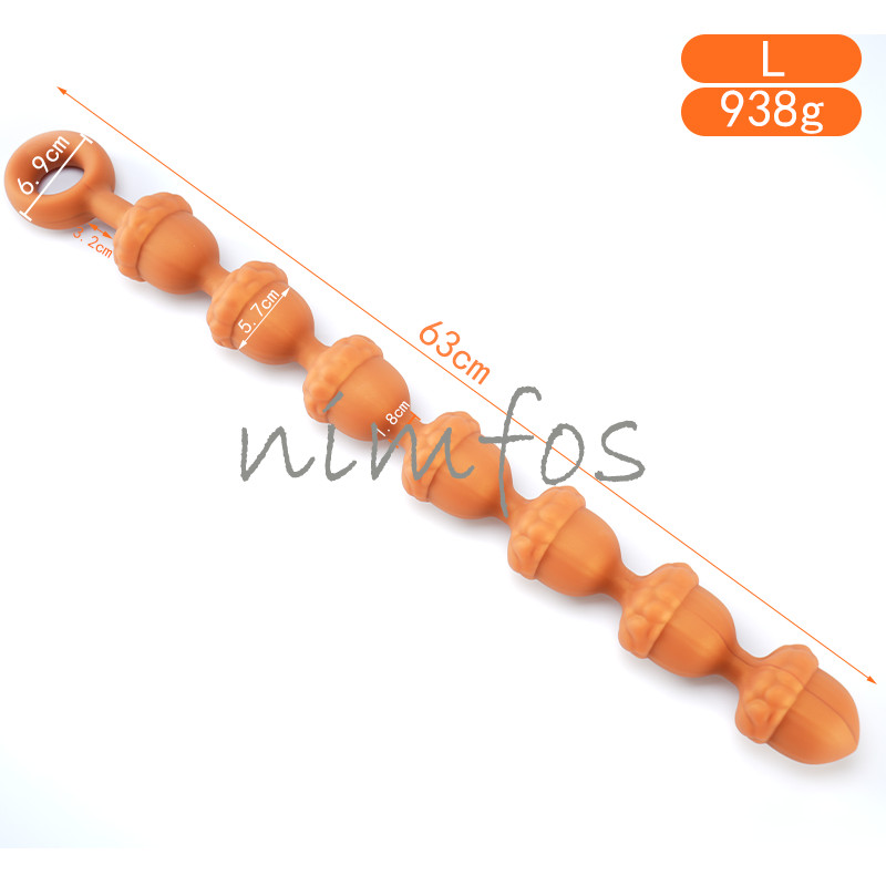 Anal Plug Silicone Plug Beads Love Toy for Women Love Beads Anal Plug Butt Plug gallery