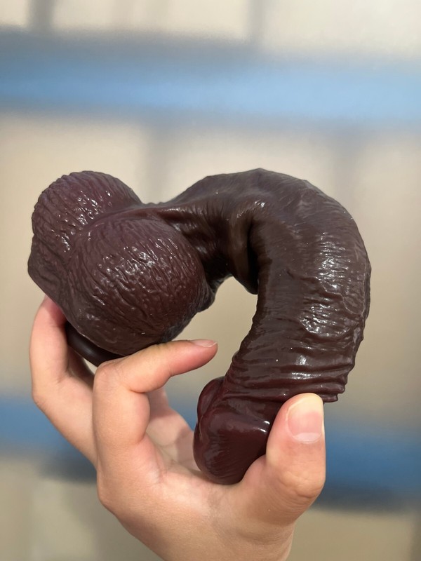 Realistic Small Thin Dildo Moving-Skin Penis Dong Vagina Anal for Women Sex Toy gallery