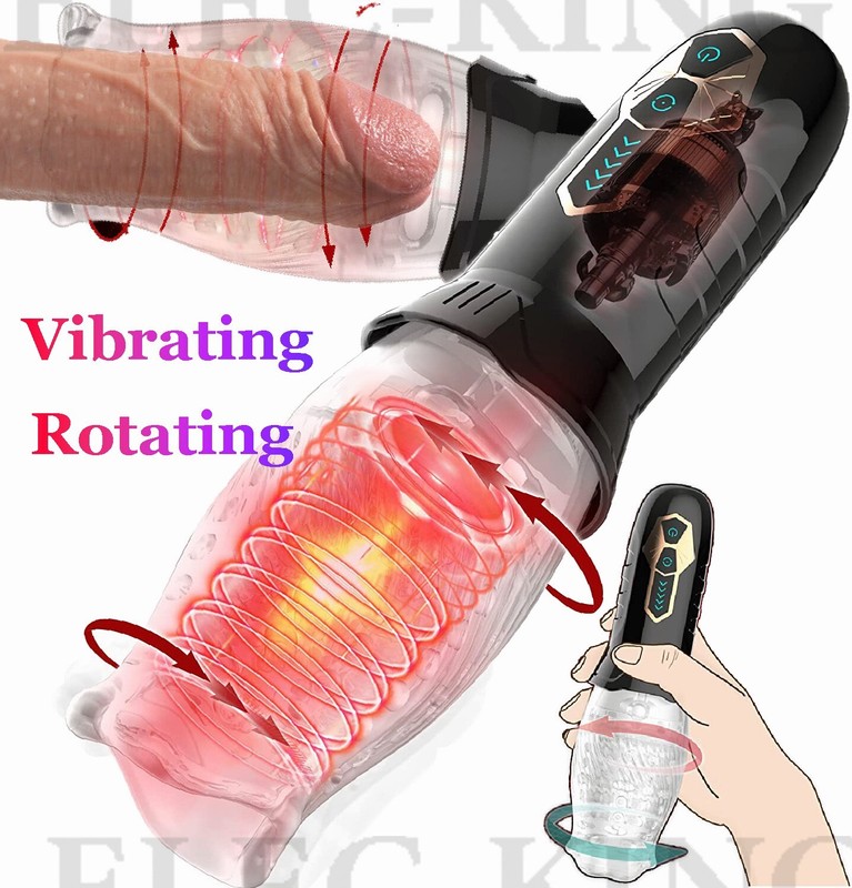 Automatic HandsFree Male Masturbaters Telescopic Cup Stroker Sex Toys For Men US