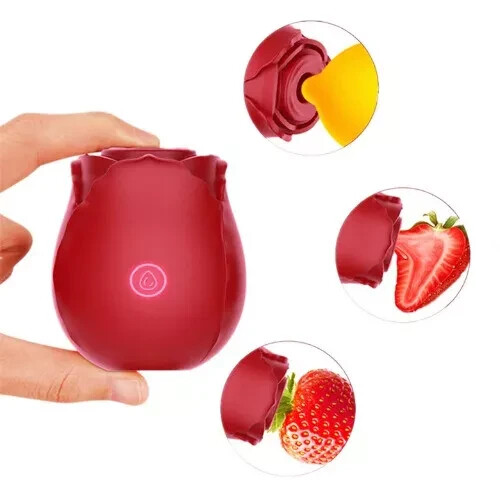 10-speed Rose Vibrator G-spot Dildo Clitoral Sucking For Women Sex Toys