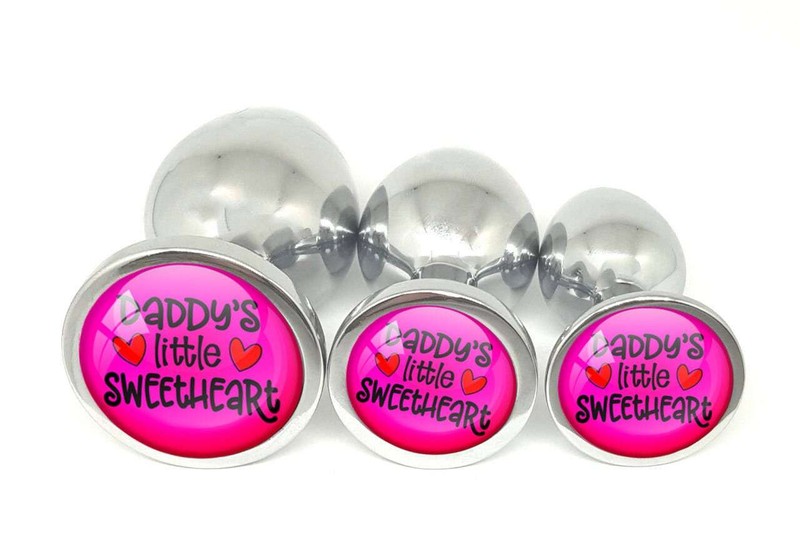 DADDYS LITTLE SWEETHEART Sweet Heart Butt Plug Anal Ddlg cglg Babydoll good