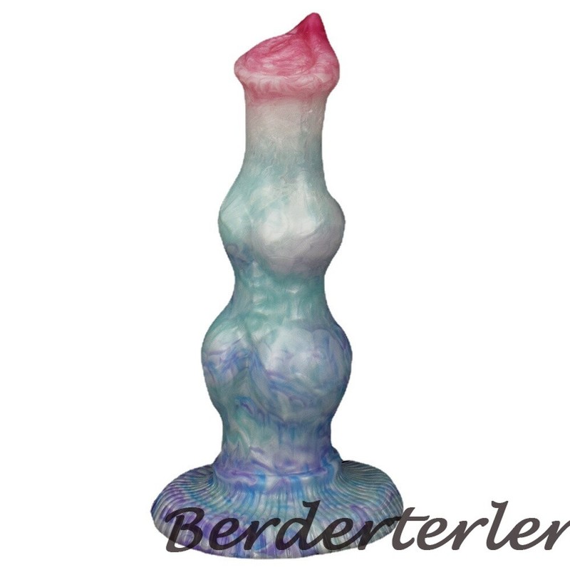 Huge Knot Dildo with Suction Cup Simulation Protruding G-spot Stimulation SexToy