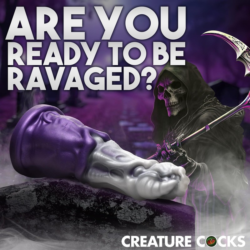 CREATURE COCKS Grim Reaper Silicone Dildo for Men, Women, & Couples. Fantasy gallery