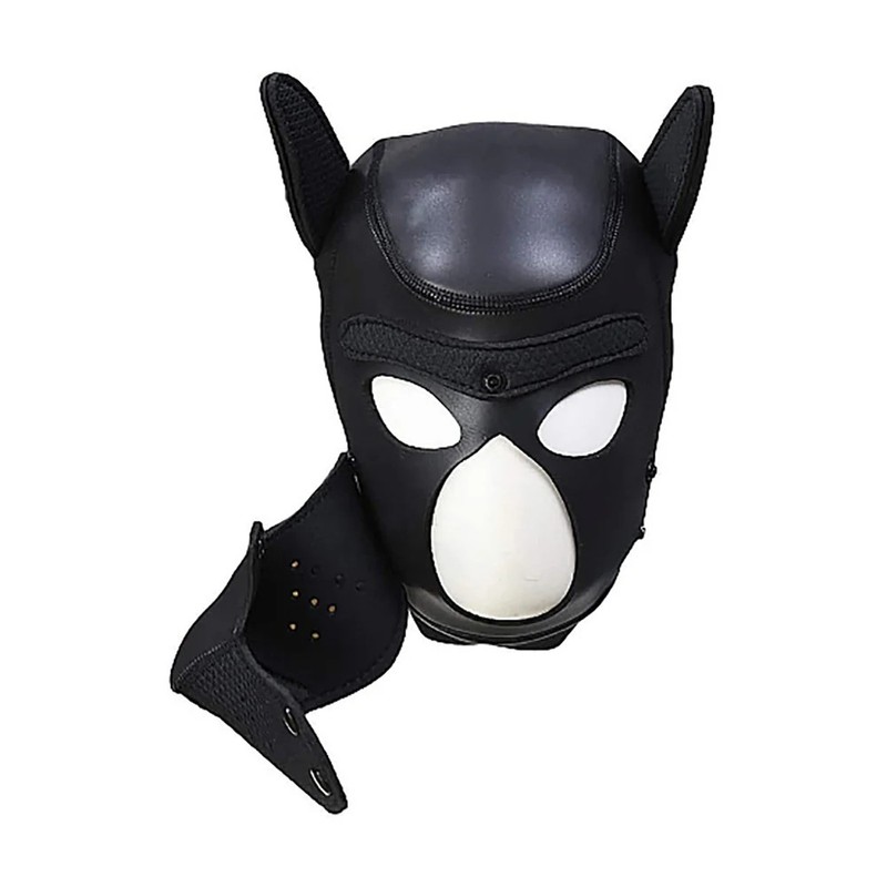 Ouch Puppy Play Neoprene Puppy Hood Blk gallery