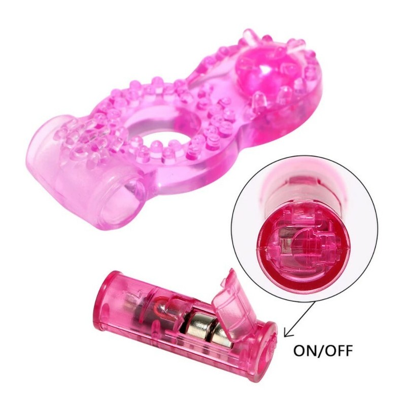 Couple Vibrator G-spot Clit Dildo Massager Cock Ring Adult Sex Toy-For-Women Men gallery